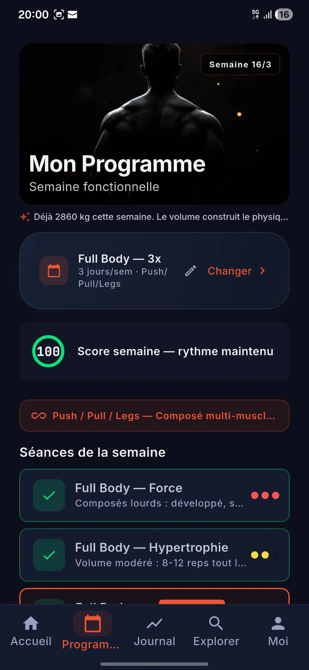 RyzeFit : Musculation & Force screenshot